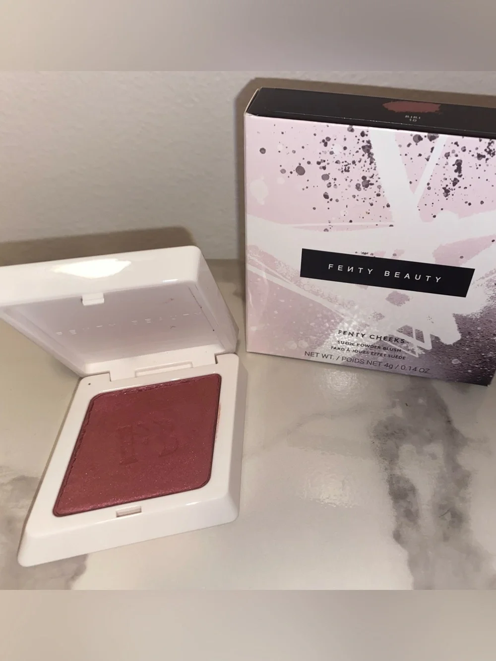 Fenty Beauty - “Fenty Cheek” Suede Powder Blush (Color: RiRi 10) - New